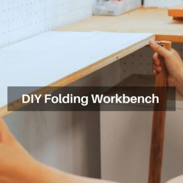 Make A Folding Workbench For My Small Workshop Feature Image